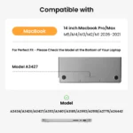 Tomtoc Defender-A40 Laptop Shoulder Bag for 14 inch MacBook Pro - Image 16