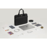 Tomtoc Versatile-A12 Laptop Shoulder Bag - Black - Image 9