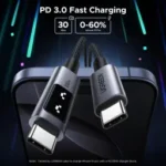 UGREEN Uno USB-C to USB-C 100W PD Fast Charging Cable 1M - Image 2