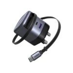 UGREEN Nexode 45W charger with retractable USB-C cable