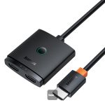 Baseus AirJoy 2-in-1 Bidirectional HDMI Switch Black