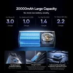 Baseus EnerGeek GR11 Power Bank 20000mAh 145W with Retractable Cable