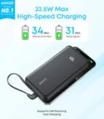 Anker Zolo 20000mAh Power Bank 22.5W fast charging
