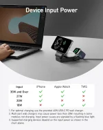 Anker MagGo Wireless Charging Station (Foldable 3-in-1) - Image 3