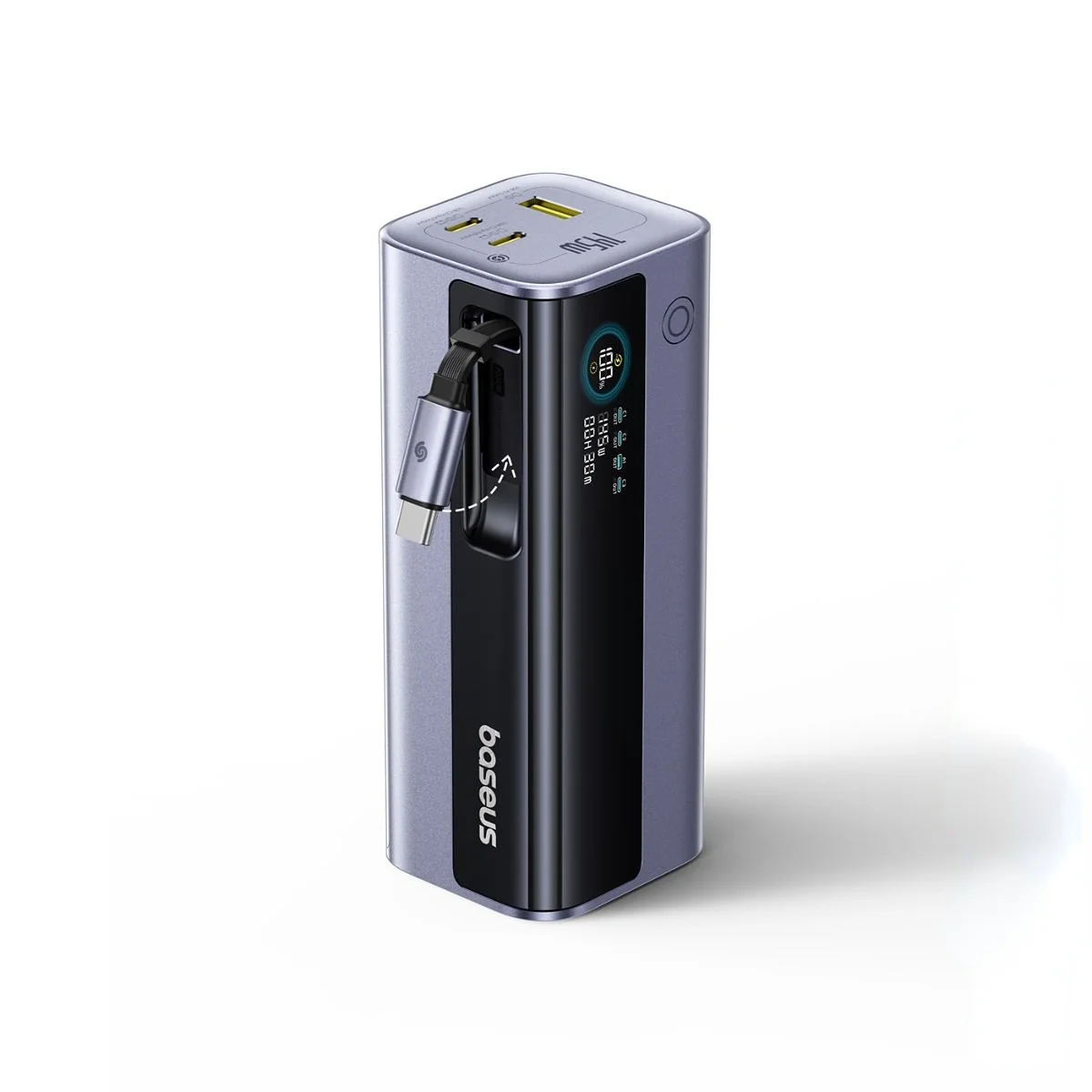 Baseus EnerGeek GR11 Power Bank 20000mAh 145W with Retractable Cable
