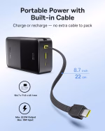 Baseus EnerFill FC51 Bipow2 Pro 30000mAh 22.5W Power Bank Black