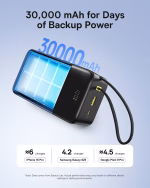 Baseus EnerFill FC51 Bipow2 Pro 30000mAh 22.5W Power Bank Black