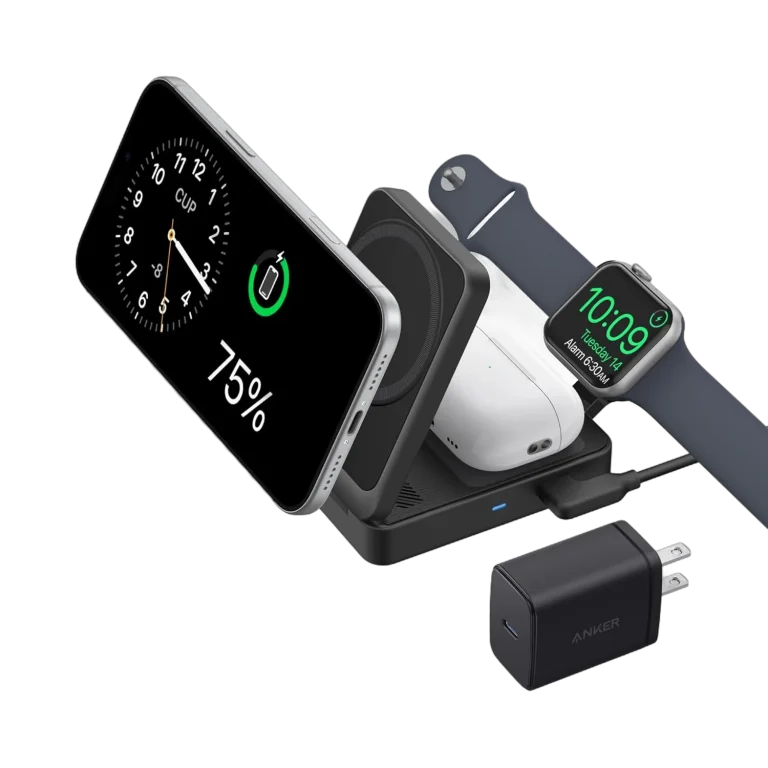 Anker MagGo Wireless Charging Station Foldable 3-in-1