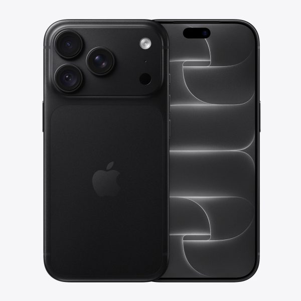 Apple iPhone 18 Pro Max Black front and back view