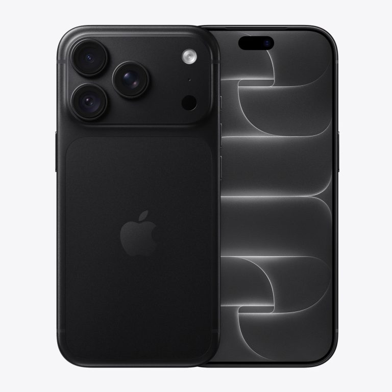 Apple iPhone 18 Pro Max Black front and back view