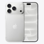 Apple iPhone 18 Pro Max Silver front and back view