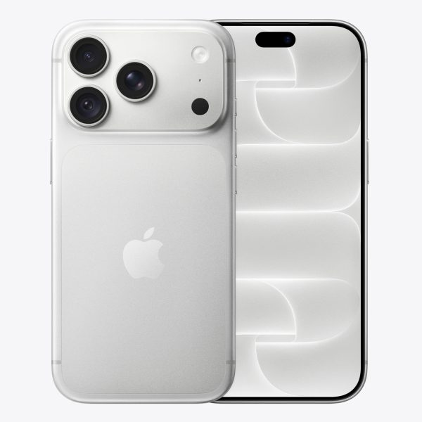 Apple iPhone 18 Pro Max Silver front and back view